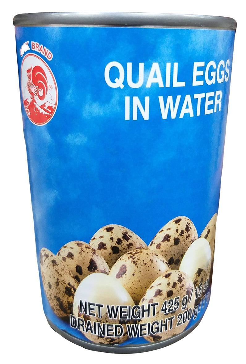 Cock Brand - Quail Eggs in Water, 15 Ounces, (1 Can) - Mighty Depot