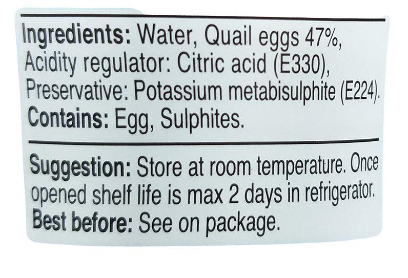 Cock Brand - Quail Eggs in Water, 15 Ounces, (1 Can) - Mighty Depot