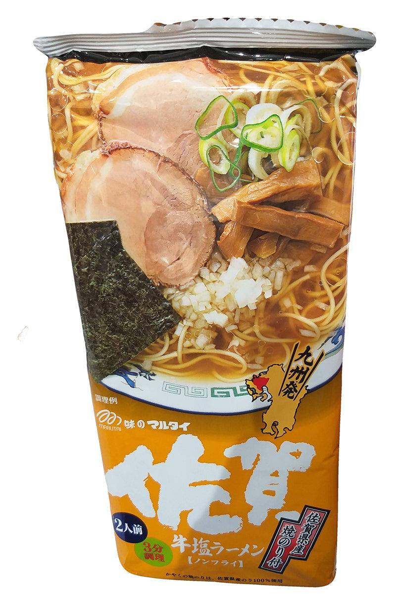Marutai - Saga Beef Salt ramen, 6.5 Ounces, (1 Pouch) - Mighty Depot