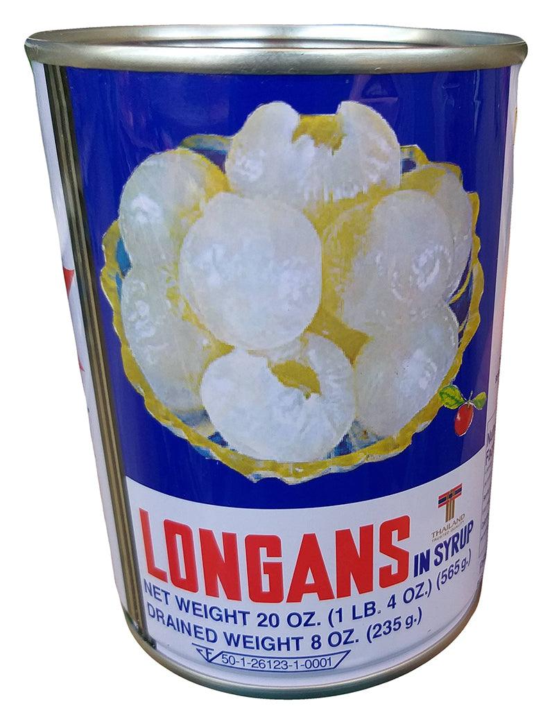 Pigeon Brand - Longans in Syrup, 1.4 Pounds, (1 Can) - Mighty Depot