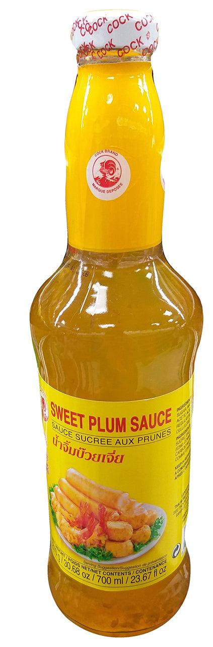 Cock Brand - Sweet Plum Sauce, 1.5 Pounds, (1 Bottle) - Mighty Depot