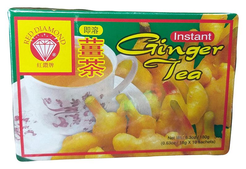 Red Diamond - Instant Ginger Tea, 6.3 Ounces, (1 Box) - Mighty Depot