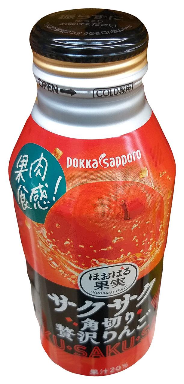 Pokka Sapporo - Apple Juice , 14 Ounces, (1 Bottle) - Mighty Depot