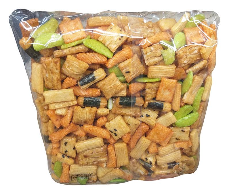 Hadson - Rice Cracker Family Pack (Wasabi) , 1 Pound, (1 Bag) - Mighty Depot