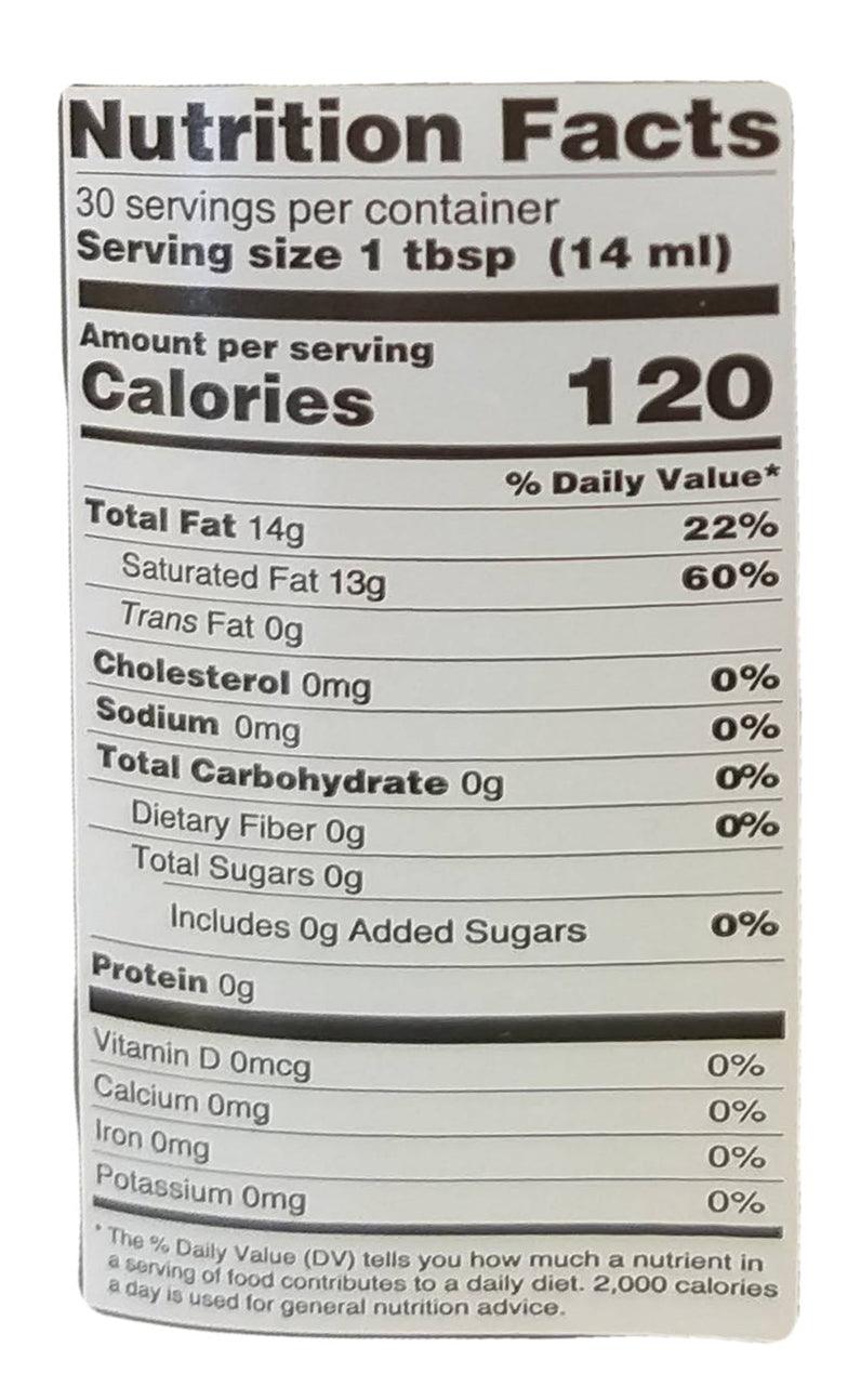 Palermo - Organic Coconut Oil, 1.04 Pounds, (1 Jar) - Mighty Depot