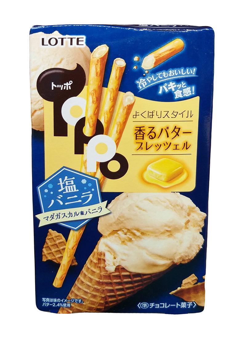 Lotte - Toppo Salt Vanilla, 2.5 Ounces, (1 Box) - Mighty Depot