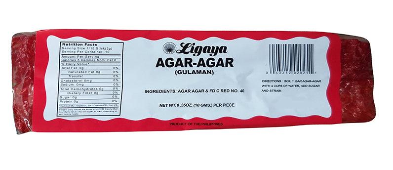 Ligaya - Agar-Agar (Red), .35 Ounces, (1 Bag) - Mighty Depot