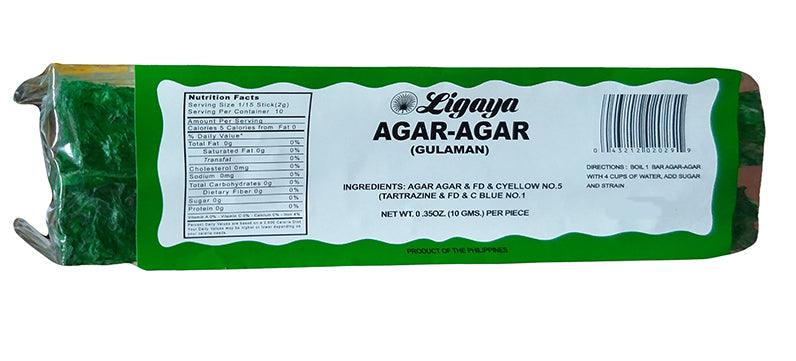 Ligaya - Agar-Agar (Green), .35 Ounces, (1 Bag) - Mighty Depot