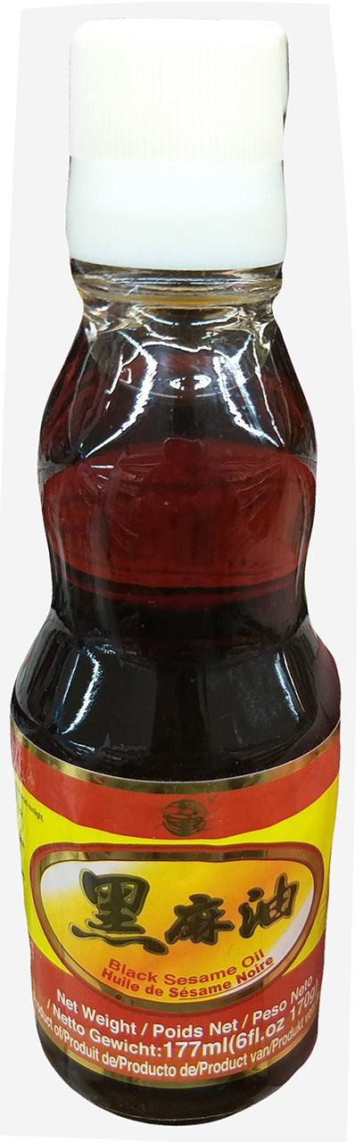 Mong Lee Shang - Black Sesame Oil, 6.2 Ounces, (1 Bottle) - Mighty Depot