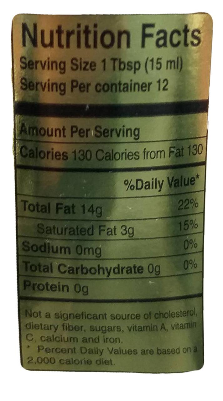 Union Foods - 100% Pure Sesame Oil, 6.2 Ounces, (1 Bottle) - Mighty Depot