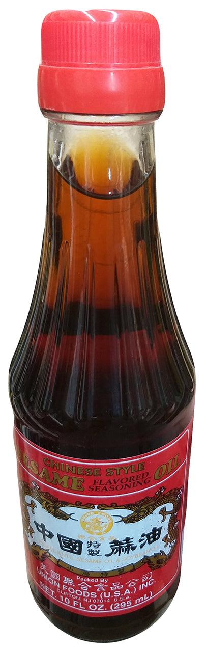 Union Foods - Chinese Style Sesame Flavored Seasoning Oil, 10.4 Ounces, (1 Bottle) - Mighty Depot