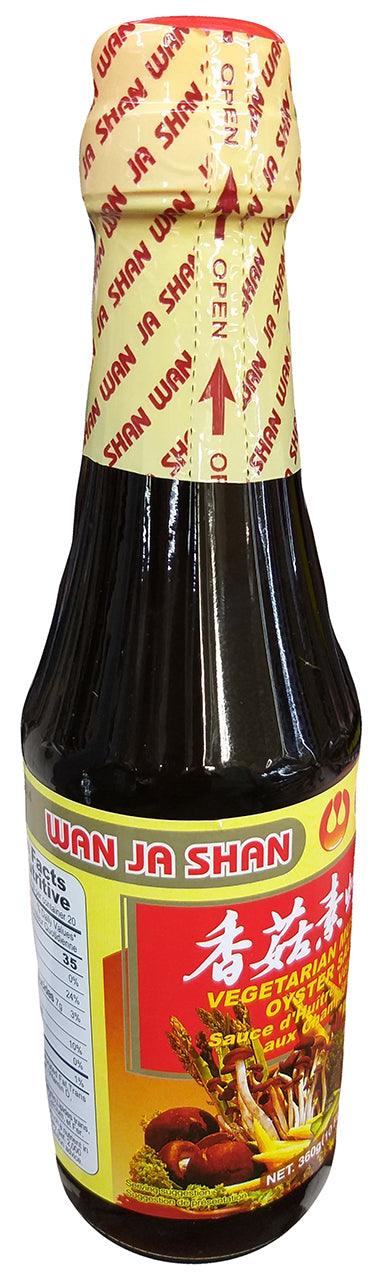 Wan Ja Shan - Vegetarian Mushroom Oyster Sauce, 10 Ounces, (1 Bottle) - Mighty Depot