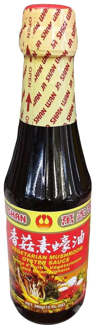 Wan Ja Shan - Vegetarian Mushroom Oyster Sauce, 10 Ounces, (1 Bottle) - Mighty Depot