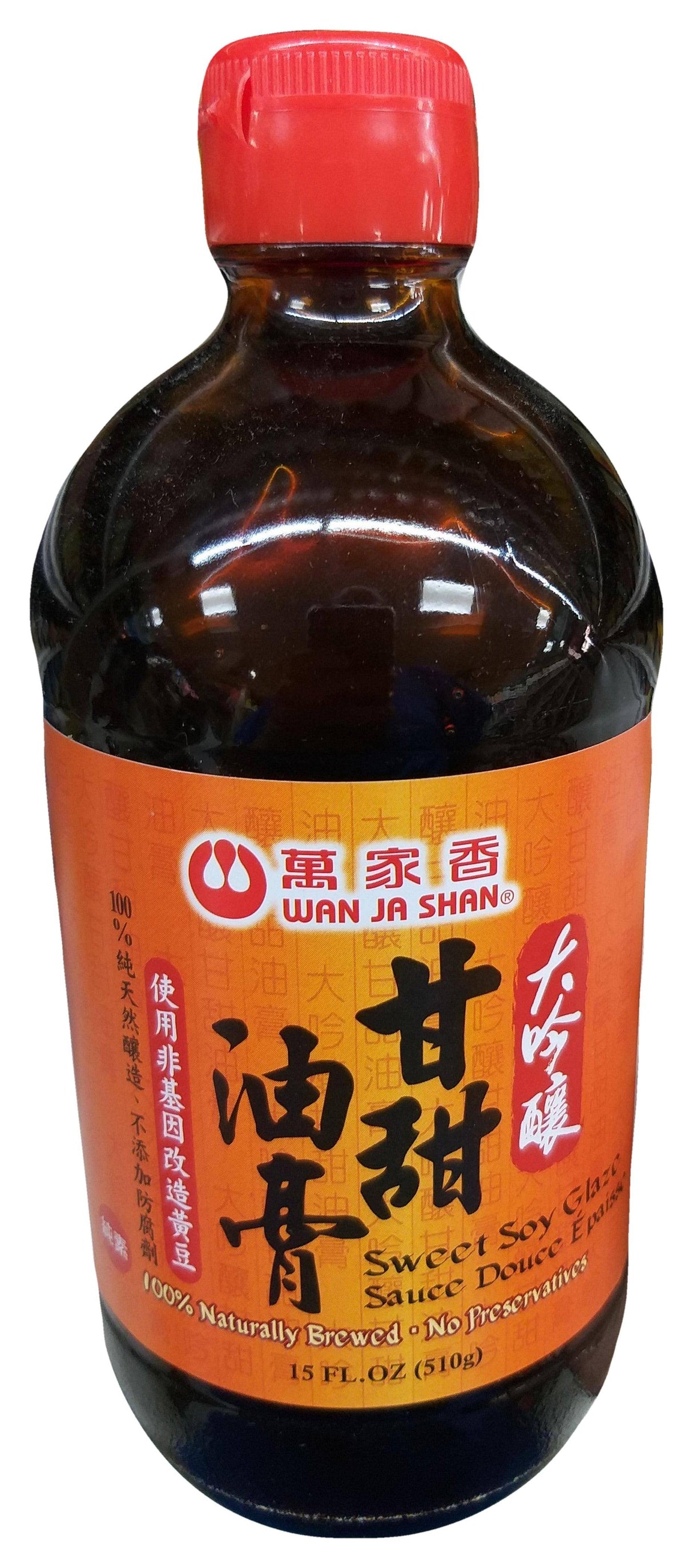 Wan Ja Shan - Sweet Soy Glaze, 15 Ounces, (1 Bottle) - Mighty Depot