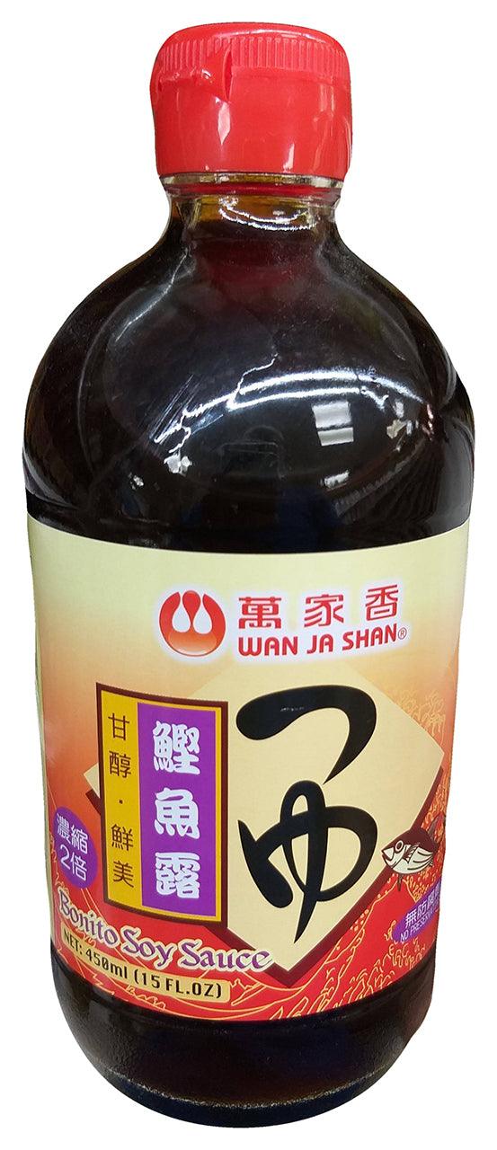 Wan Ja Shan - Bonito Soy Sauce, 15 Ounces, (1 Bottle) - Mighty Depot
