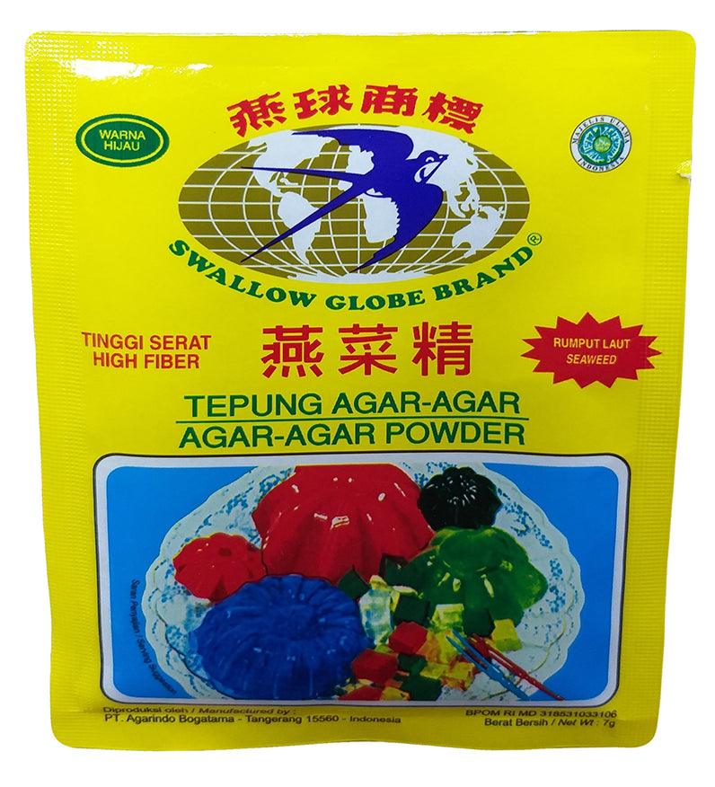Swallow Globe Brand - Agar-Agar Powder, 0.25 Ounces, (1 Pouch) - Mighty Depot