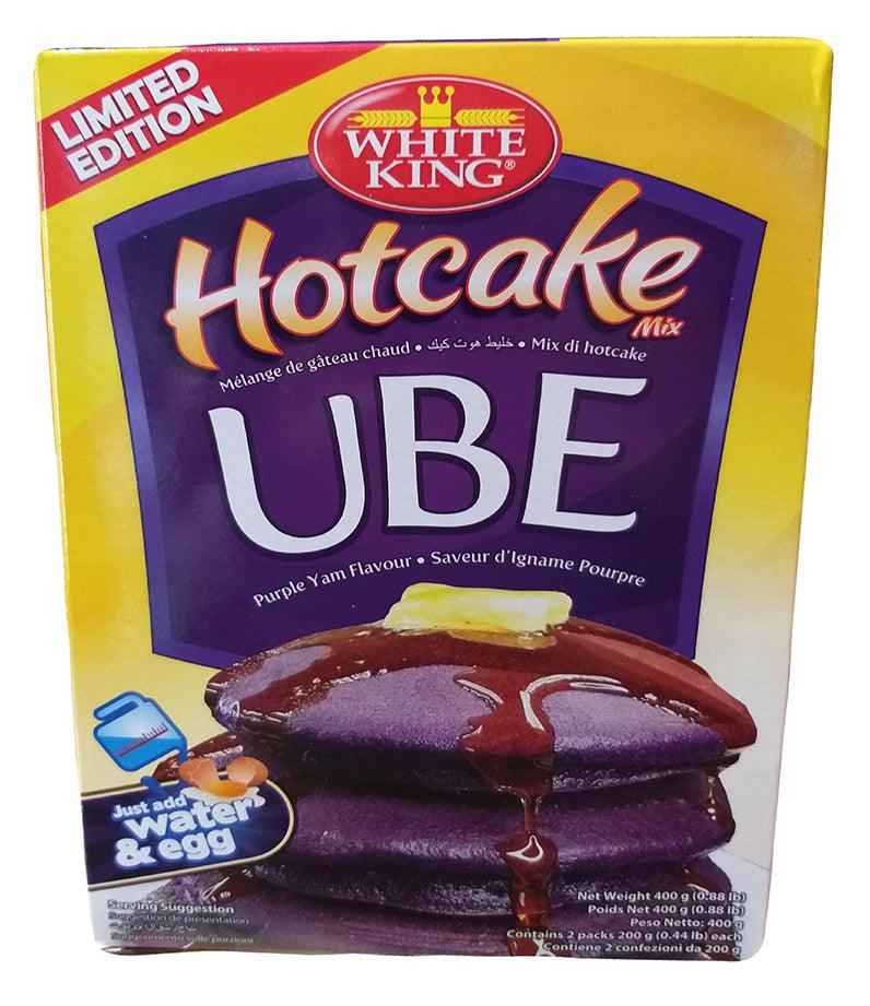 White King - Hotcake Ube, 14 Ounces, (1 Box) - Mighty Depot