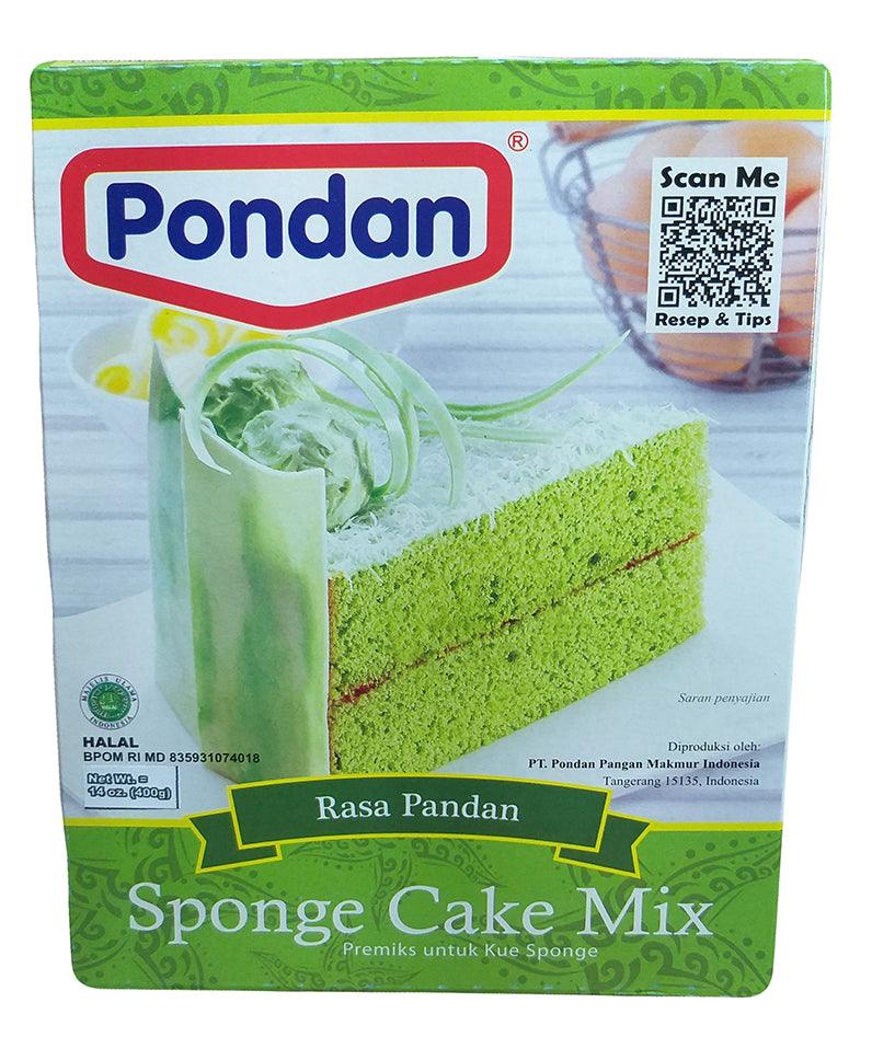 Pondan - Sponge Cake Mix, 14 Ounces, (1 Box) - Mighty Depot