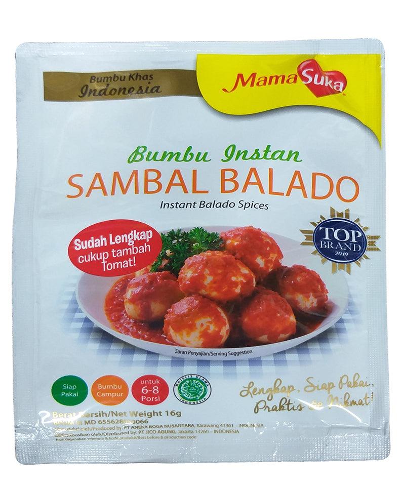 Mama Suka - Bumbu Istan Sambal Balado, 0.5 Ounces, (1 Pouch) - Mighty Depot