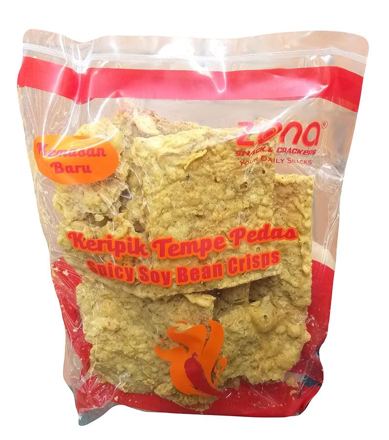 Zona - Spicy Soy Bean Crisps, 7.05 Ounces, (1 Bag) - Mighty Depot