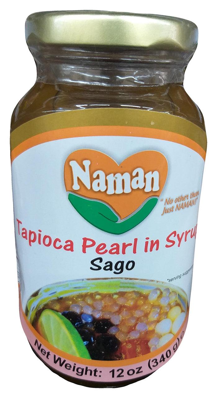 Naman - Tapioca in Syrup (Sago), 12 Ounces, (1 Jar) - Mighty Depot