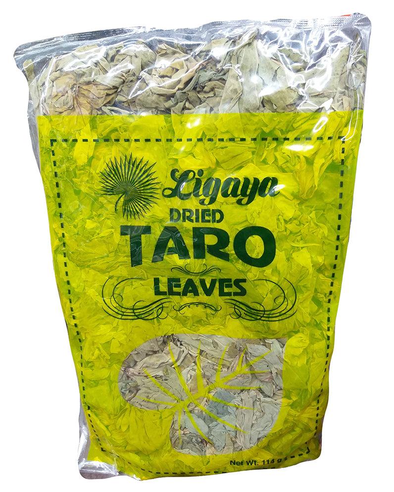 Ligaya - Dried Taro Leaves, 4 Ounces, (1 Bag) - Mighty Depot