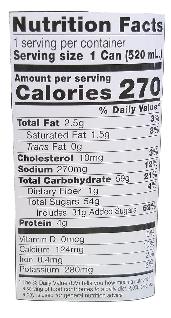 Lucia - Thai Tea Drink, 17.5 Ounces, (6 Cans) - Mighty Depot