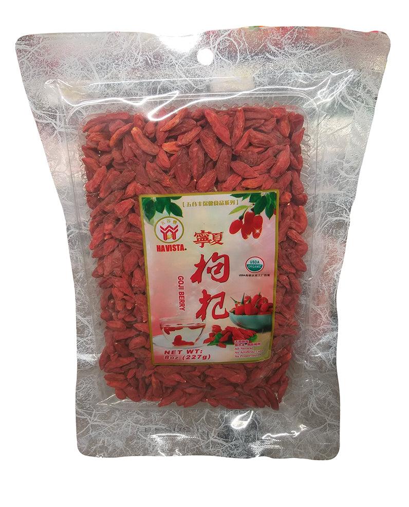 Havista - Goji Berry, 8 Ounces, (1 Bag) - Mighty Depot