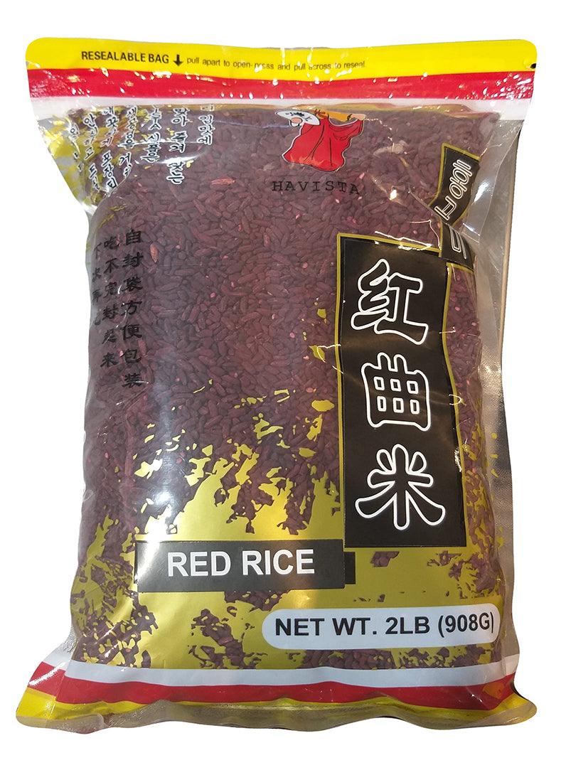 Havista - Red Rice, 2 Pounds, (1 Bag) - Mighty Depot