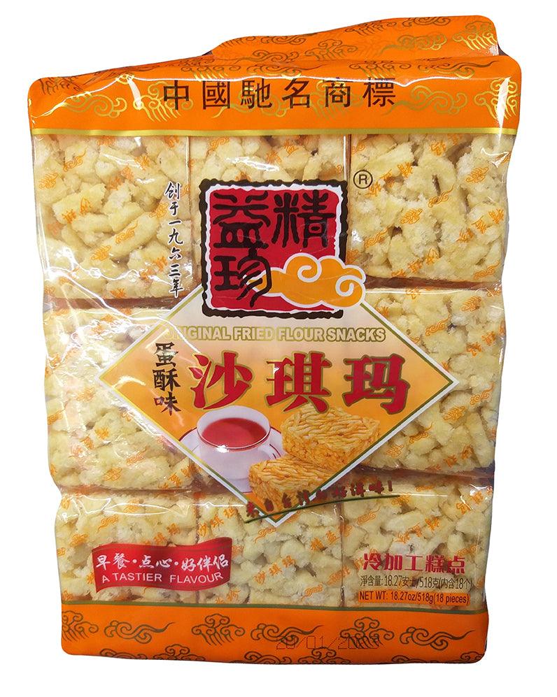 Jing Yi Zhen - Original Fried Flour Snacks, 1.14 Pounds, (1 Pack) - Mighty Depot