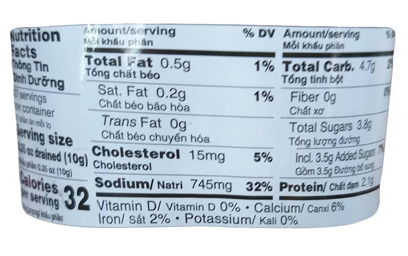 Asian Best Brand - Mam Ca Loc Phi Le Salted Mudfish Fillet in Brine, 15.17 Ounces, (1 Jar) - Mighty Depot