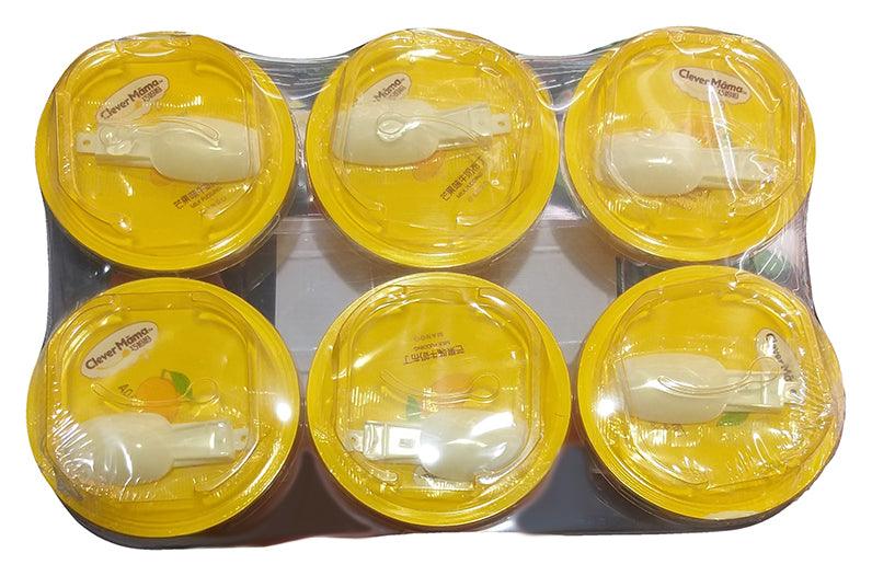 Clever Mama - Milk Pudding (Mango), 2.47 Ounces, (1 pack of 6 cups) - Mighty Depot