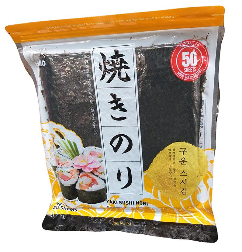 Haio - Roasted Seaweed, 4.93 Ounces, (1 Bag) - Mighty Depot