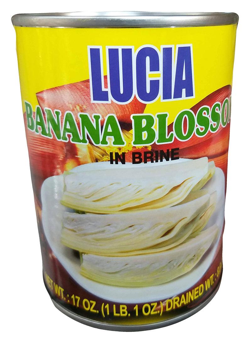 Lucia - Banana Blossom in Brine, 1.1 Pounds, (1 Can) - Mighty Depot