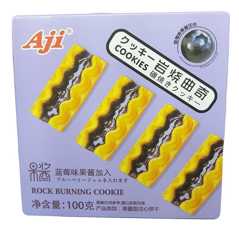 Aji - Rock Burning Cookie (Blackberry), 3.52 Ounces, (1 Box) - Mighty Depot