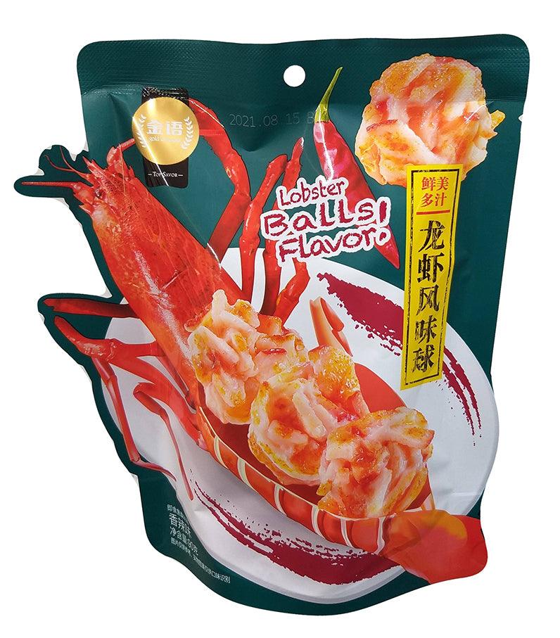 Top Savor - Lobster Flavor Balls (Spicy), 3.17 Ounces, (1 Pouch) - Mighty Depot