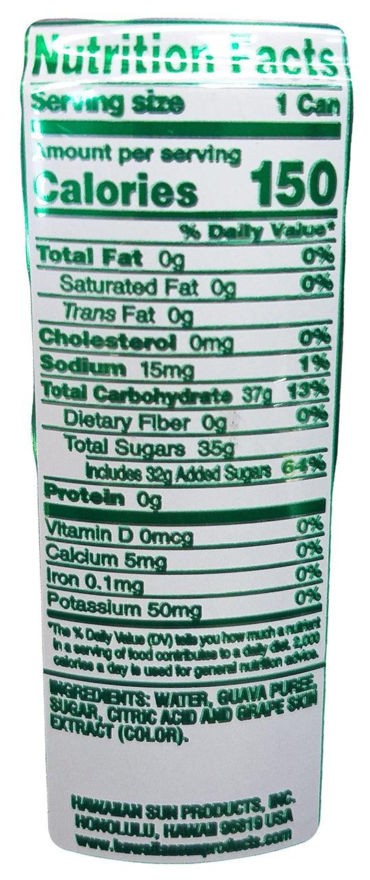 Hawaiian Sun - Guava Nectar, 11.5 Ounces, (6 Cans) - Mighty Depot