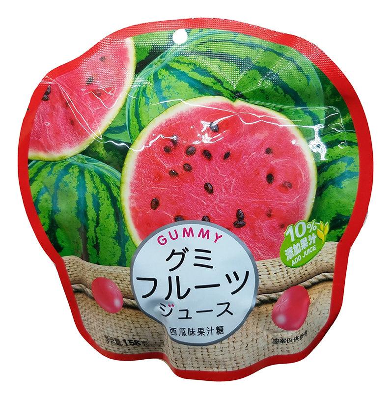 Gummy- Watermelon Juice Candy, 5.2 Ounces, (1 Bag) - Mighty Depot