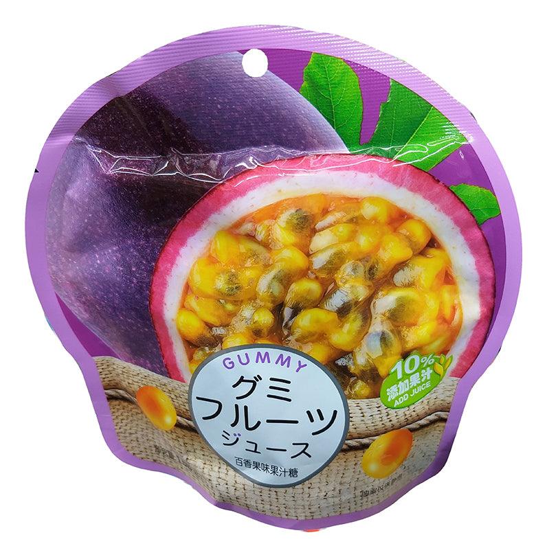 Gummy- Passion Fruit Juice Candy, 5.2 Ounces, (1 Bag) - Mighty Depot