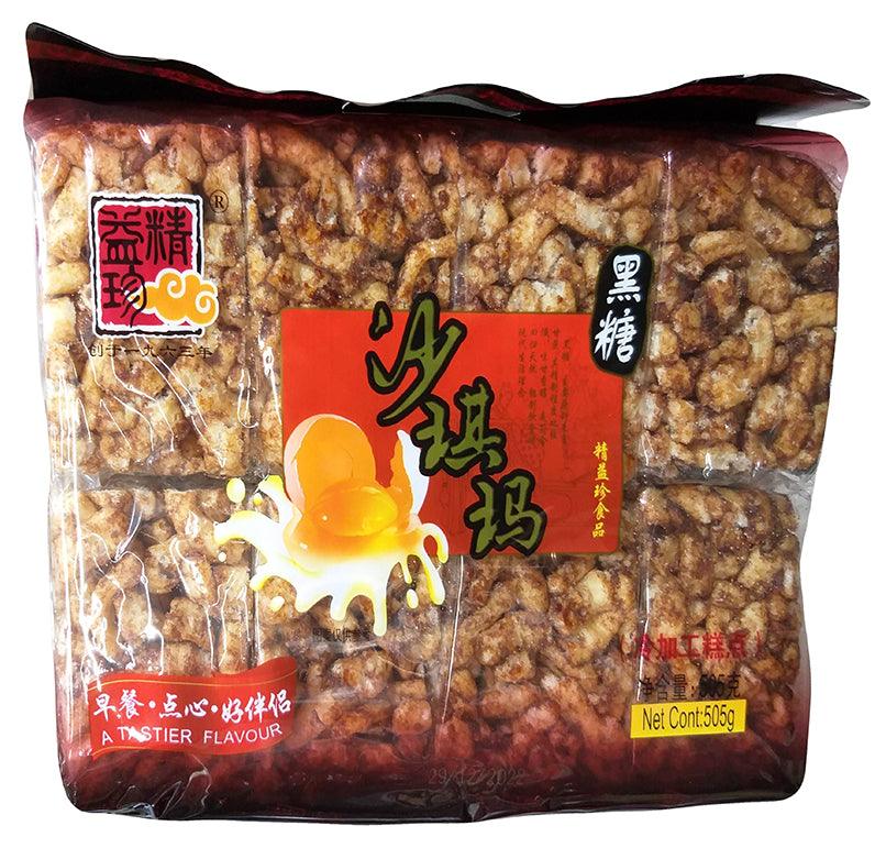 Jing Yi Zhen - Brown Sugar Fried Flour Snack, 1.1 Pounds, (1 Bag) - Mighty Depot