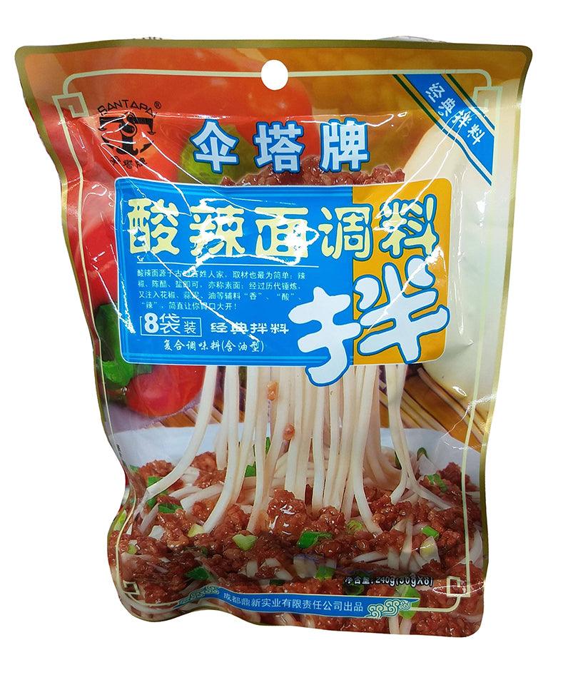 Santapai - Noodle Sauce (Hot and Sour), 8.47 Ounces, (1 Pouch) - Mighty Depot