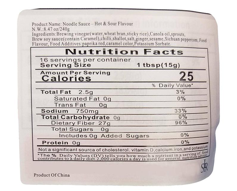 Santapai - Noodle Sauce (Hot and Sour), 8.47 Ounces, (1 Pouch) - Mighty Depot