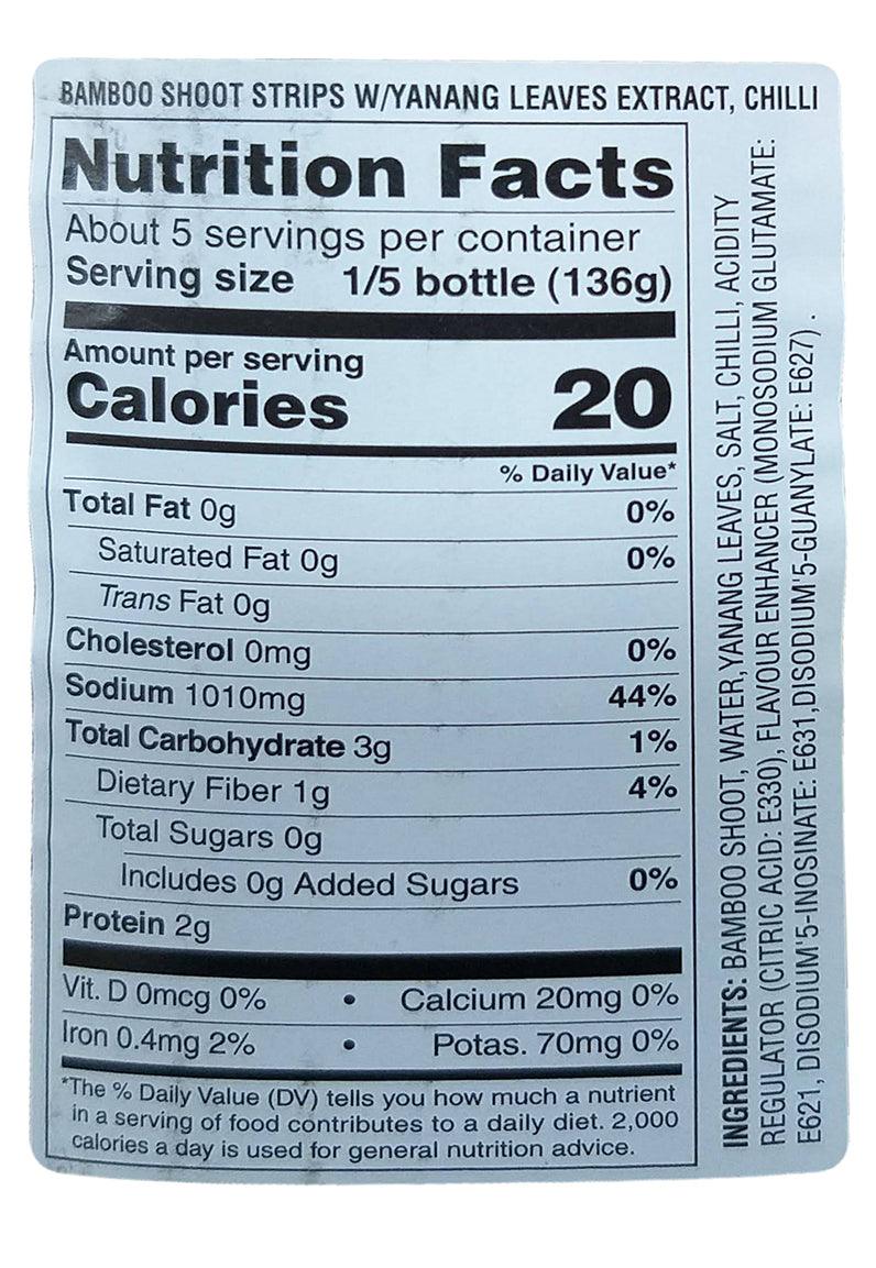 Cock Brand - Bamboo Shoot with Yanang Leaves Extract, 1.8 Pounds, (1 Jar) - Mighty Depot