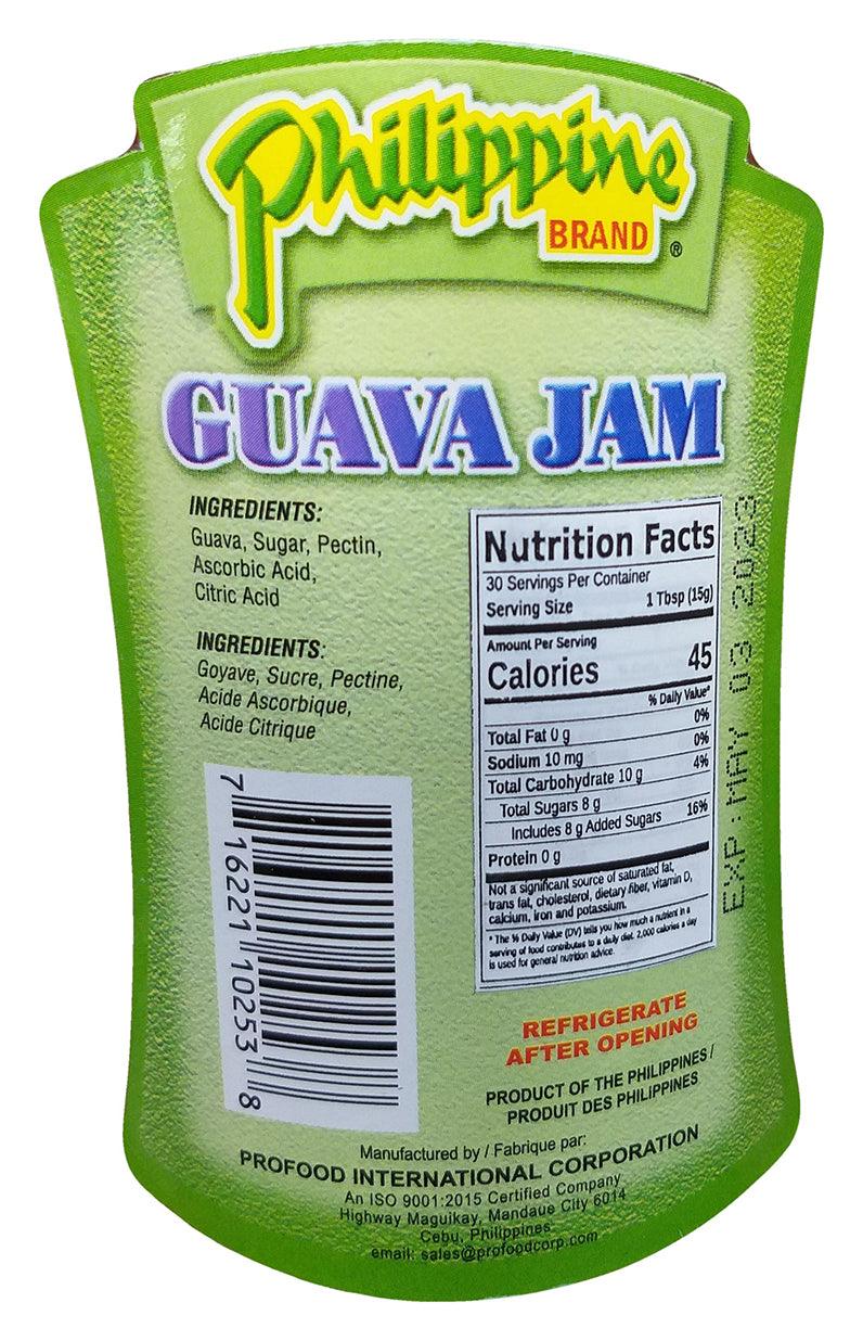 Philippines Brand - Guava Jam, 15.8 Ounces, (1 Jar) - Mighty Depot