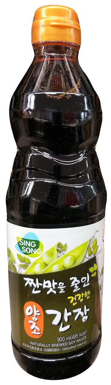Sing Song - Naturally Brewed Soy Sauce, 1.9 Pounds, (1 Bottle) - Mighty Depot