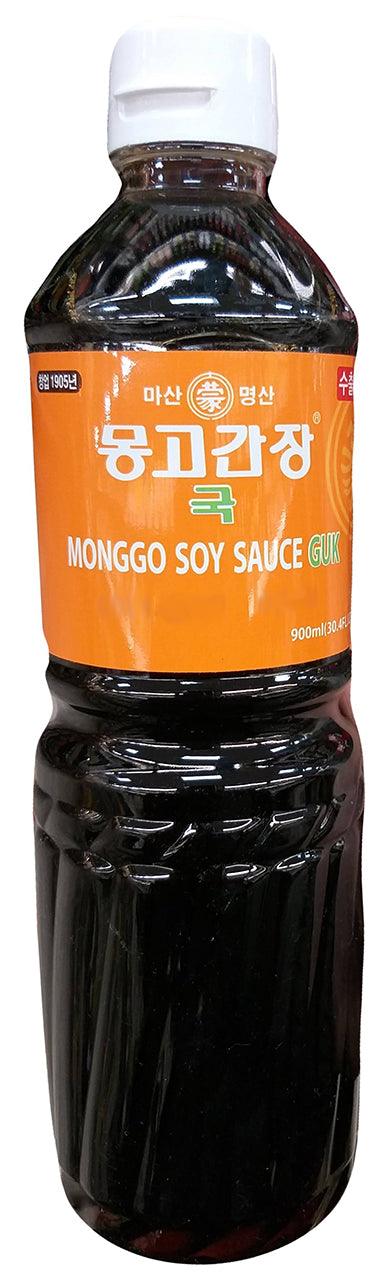 Monggo - Mongolian Soy Sauce ( Guk ), 900 ml, (1 Bottle) - Mighty Depot