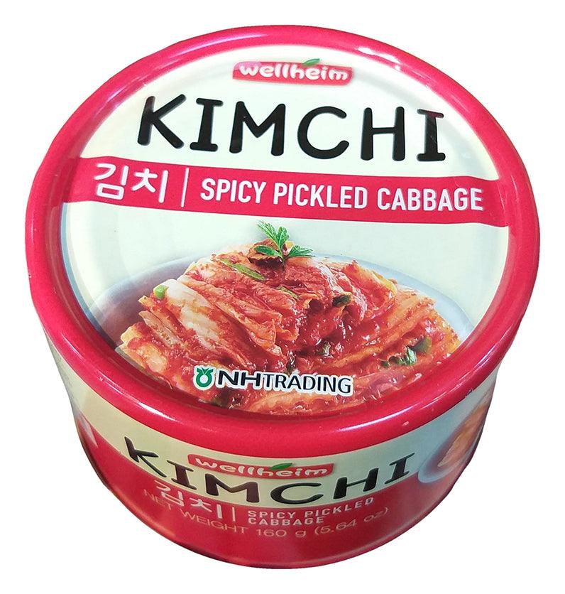 Wellheim - Kimchi Spicy Pickled Cabbage, 5.64 Ounces, (1 Can) - Mighty Depot