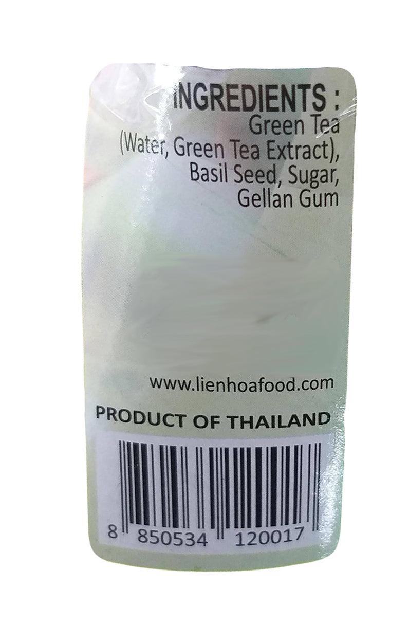 Thai Flavor - Green Tea Drink with Basil Seeds, 9.8 Ounces, (1 Bottle) - Mighty Depot