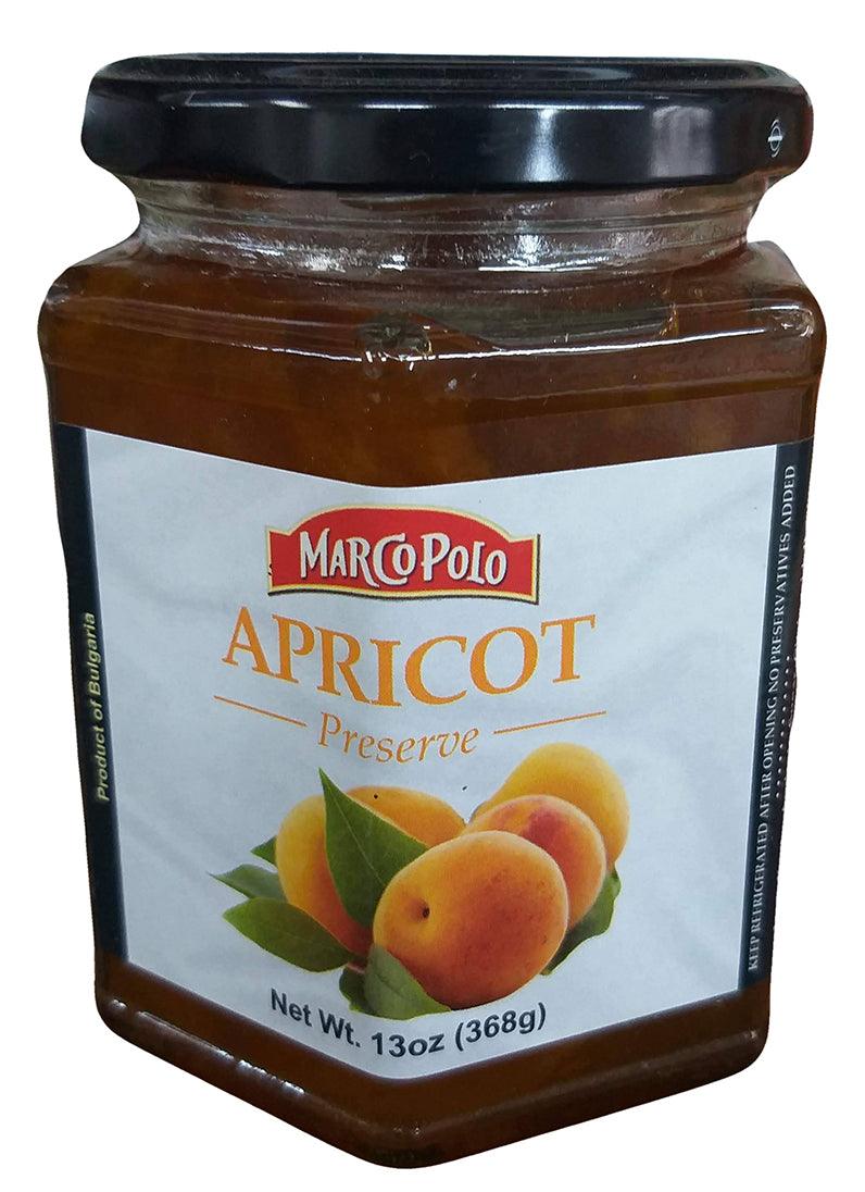 Marco Polo - Apricot Preserve, 13 Ounces, (1 Jar) - Mighty Depot