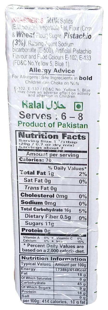 Laziza - Ras Malai Dessert Mix (Pistachio), 2.65 Ounces, (1 Box) - Mighty Depot